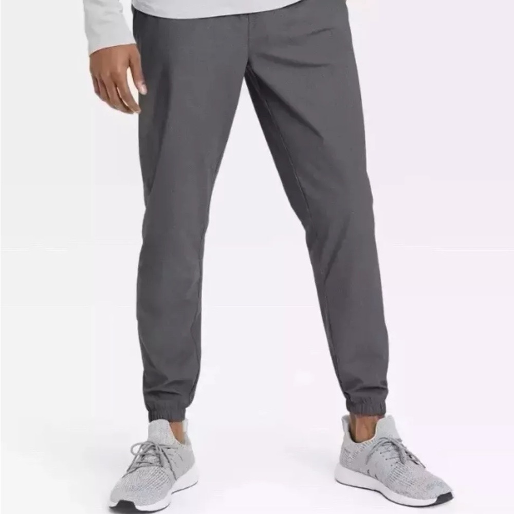 Men's Lightweight Run Pants - All in Motion - Heather Ebony - Gray new